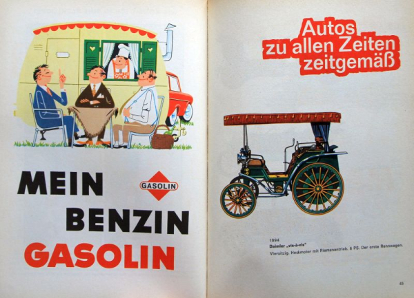 Gasolin Tips "Autofibel fuer Rast und Reise" Gasstation-Handbook 1963 (10441)